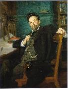 Richard Bergh, Portrait of professor Karl Warburg